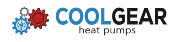 Coolgear heat pumps logo with transparent background.