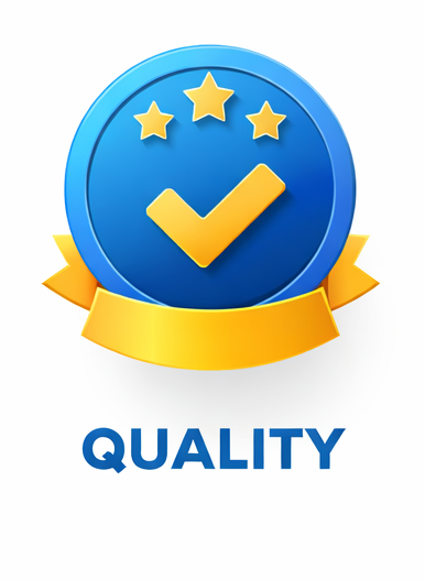 A badge showing Coolgear's promise of quality workmanship.