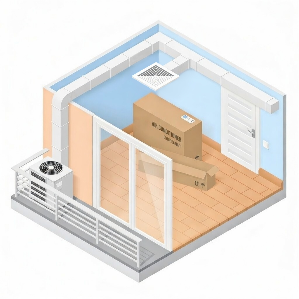 Heat pump ducted system