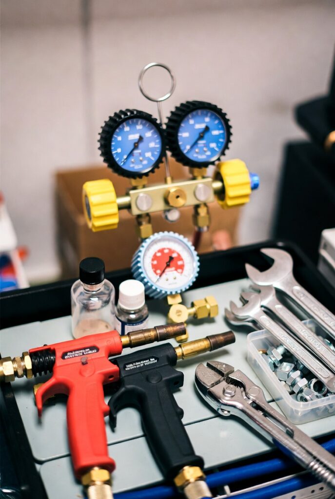 Heat Pump service tools.